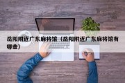 岳阳附近广东麻将馆（岳阳附近广东麻将馆有哪些）