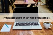 广东麻将教学红中宝（广东红中宝麻将打法）