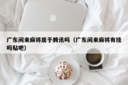 广东闲来麻将属于腾讯吗（广东闲来麻将有挂吗贴吧）